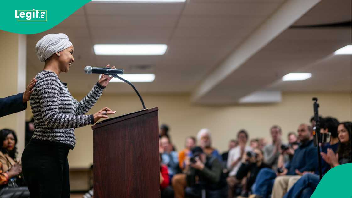 'Yar majalisar Amurka, Ilhan Omar ta fuskanci hari a lokacin da take jawabi a taron jama'a