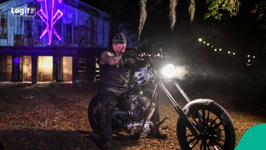 The Undertaker, WWE, WrestleMania 36, Florida, Orlando. The Undertaker, WWE, WrestleMania 36, Florida, Orlando.