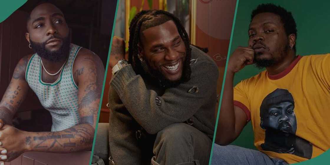 Burna Boy, Olamide, davido Burna Boy, Olamide, davido
