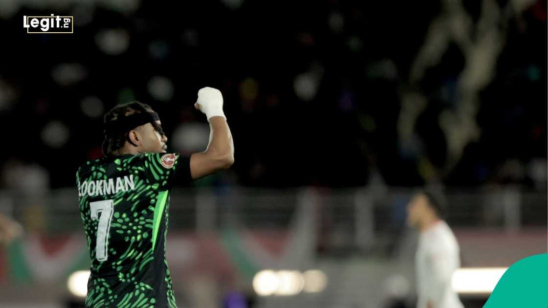 Ademola Lookman, Nigeria, Tunisia, AFCON 2025, Morocco, Fez. Ademola Lookman, Nigeria, Tunisia, AFCON 2025, Morocco, Fez.