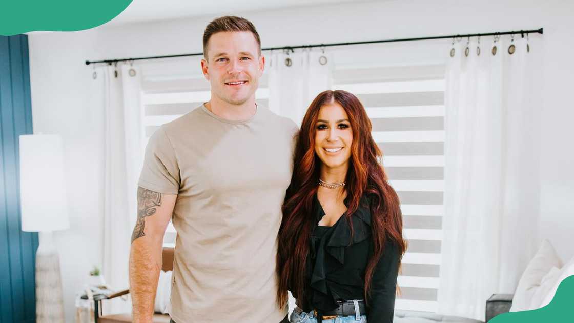 Cole and Chelsea Deboer during the premiere of Down Home Fab in March 2024.