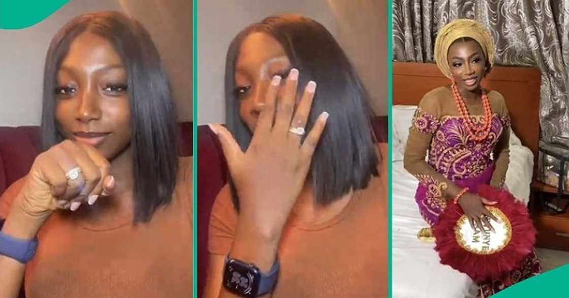 Sickle cell warrior shows off wedding ring