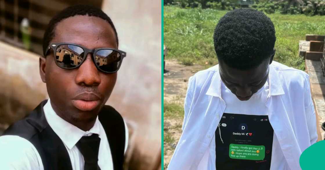 Mum in tears as son graduates from school. Mum in tears as son graduates from school.
