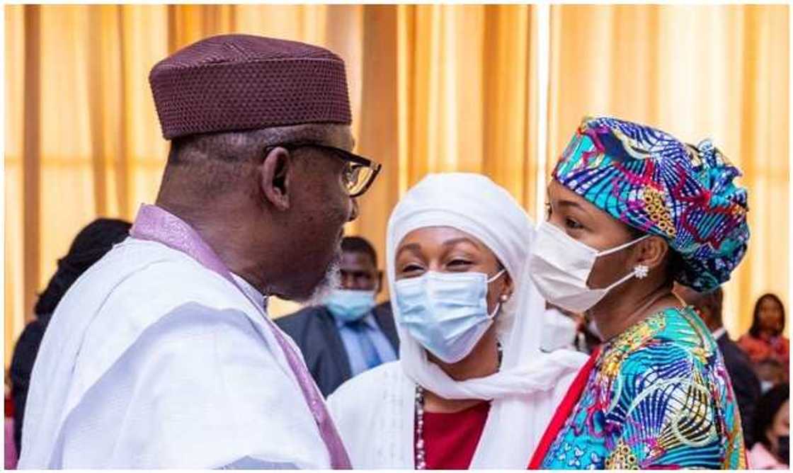 Rochas and Buhari's daughters Rochas and Buhari's daughters