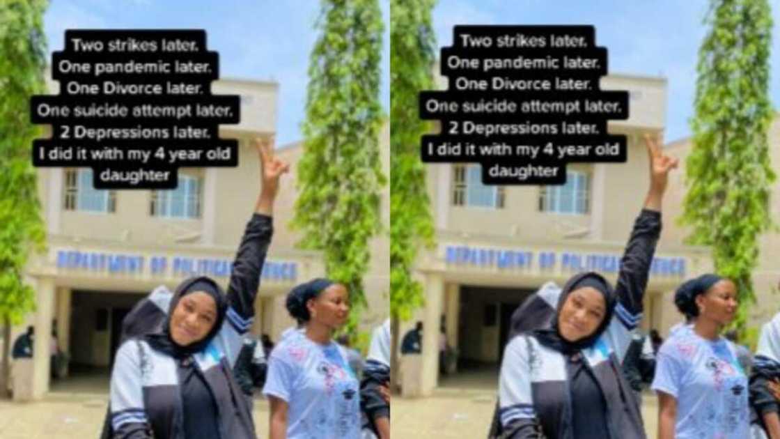 Young wife reveals she got divorced at school. Young wife reveals she got divorced at school.