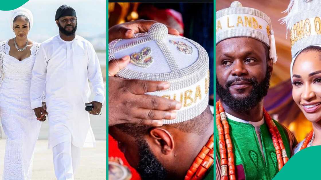 Seyi Tinubu confered with chieftaincy title by Alaafin of Oyo