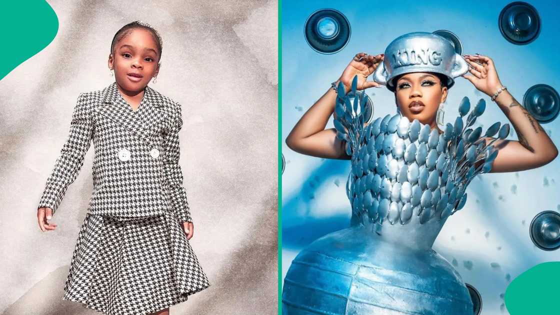 Toyin Lawani makes Halloween outfit for her daughter