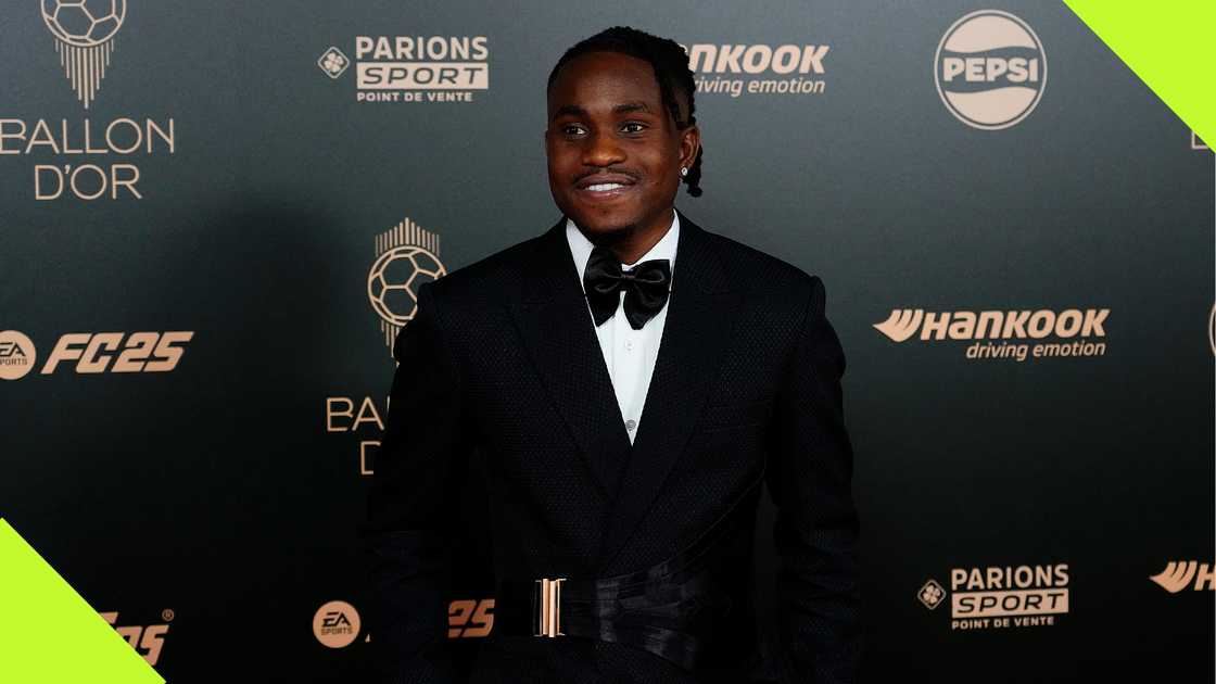 Ademola Lookman at the Ballon d'Or Award ceremony Ademola Lookman at the Ballon d'Or Award ceremony