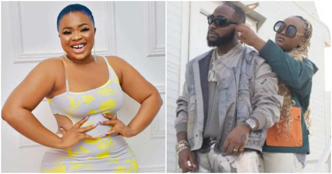 Ghanaian actress Adu Safowaah, Davido and Chioma