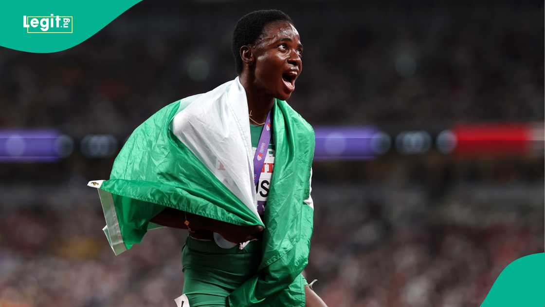 Tobi Amusan, Nigeria, World Athletics Championship, National Stadium, Tokyo, Japan. Tobi Amusan, Nigeria, World Athletics Championship, National Stadium, Tokyo, Japan.