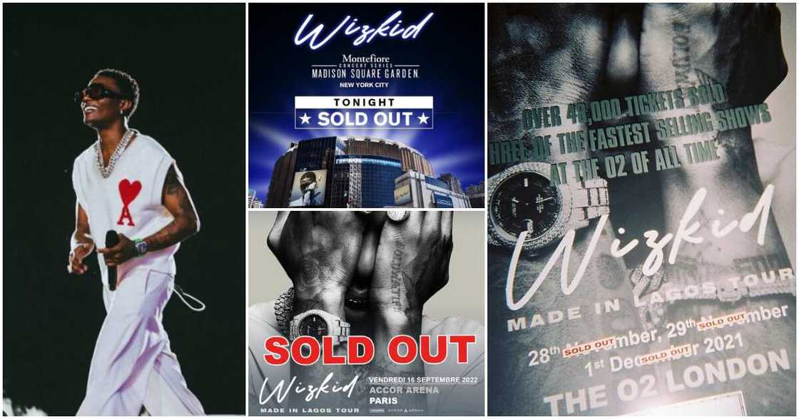 Photos of Wizkid and his sold out international shows. Photos of Wizkid and his sold out international shows.