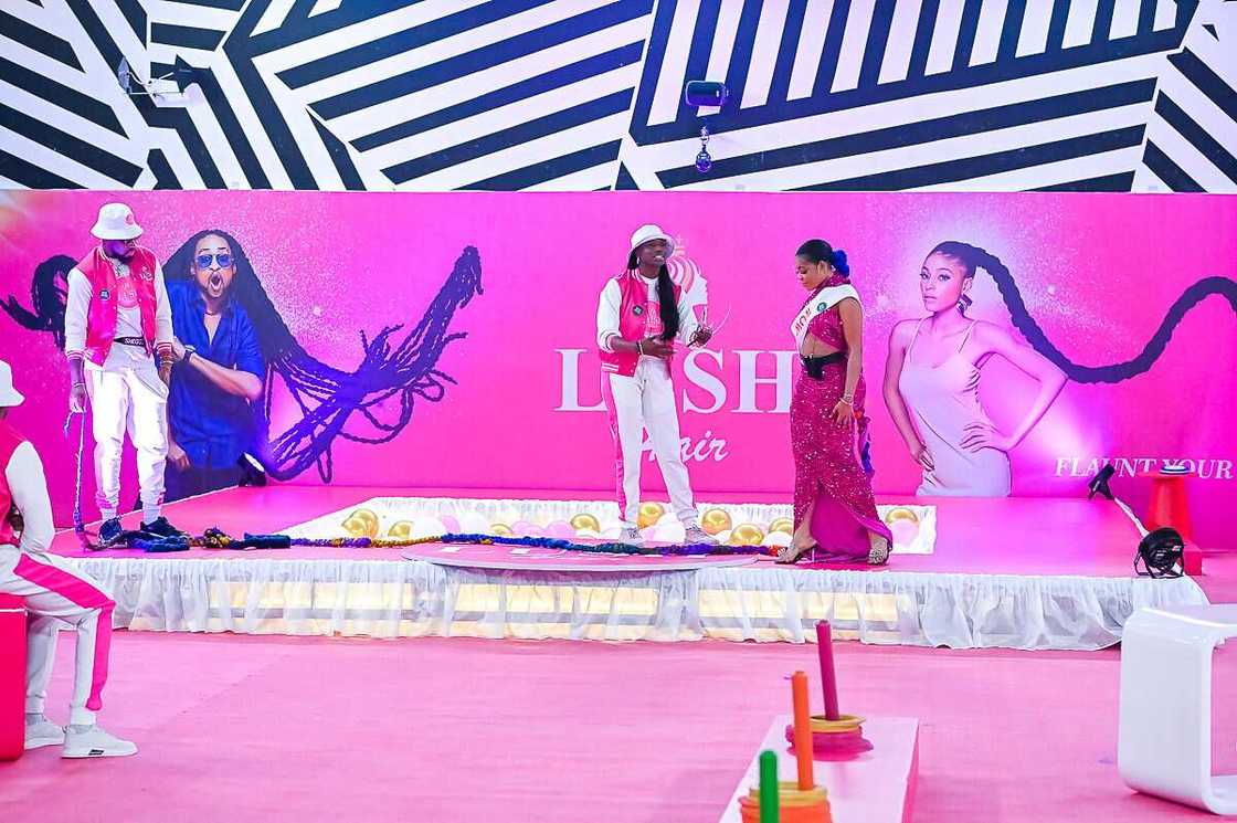 BBNaija S7: Lush Hair Sets the Record of the Longest Braids with Team Kinky Royale BBNaija S7: Lush Hair Sets the Record of the Longest Braids with Team Kinky Royale