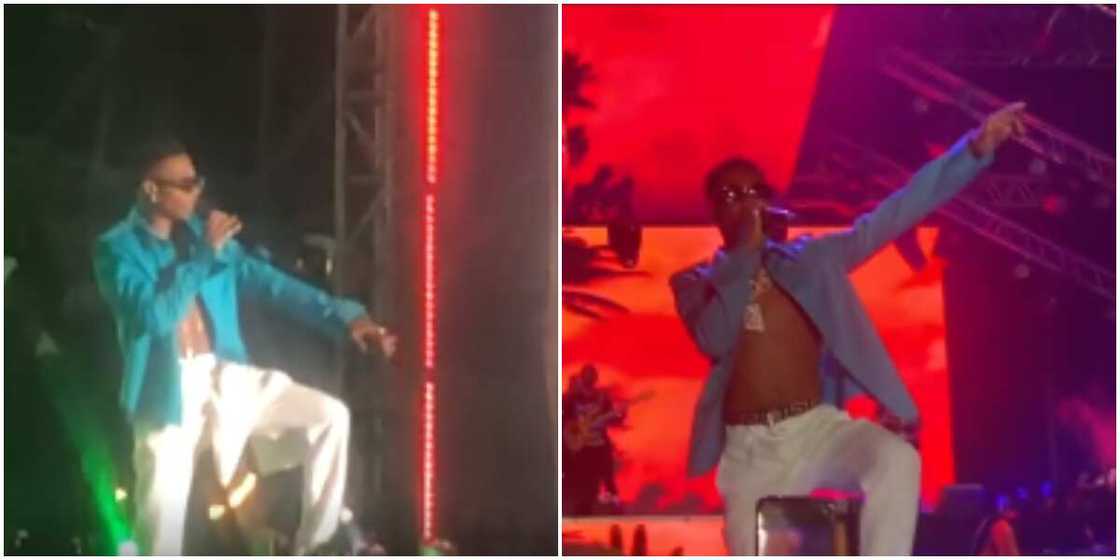 E Choke: Wizkid Uses Popular Davido Slang, Warns Crowd to Stop Pushing, Choking Each Other at His Lagos Show E Choke: Wizkid Uses Popular Davido Slang, Warns Crowd to Stop Pushing, Choking Each Other at His Lagos Show