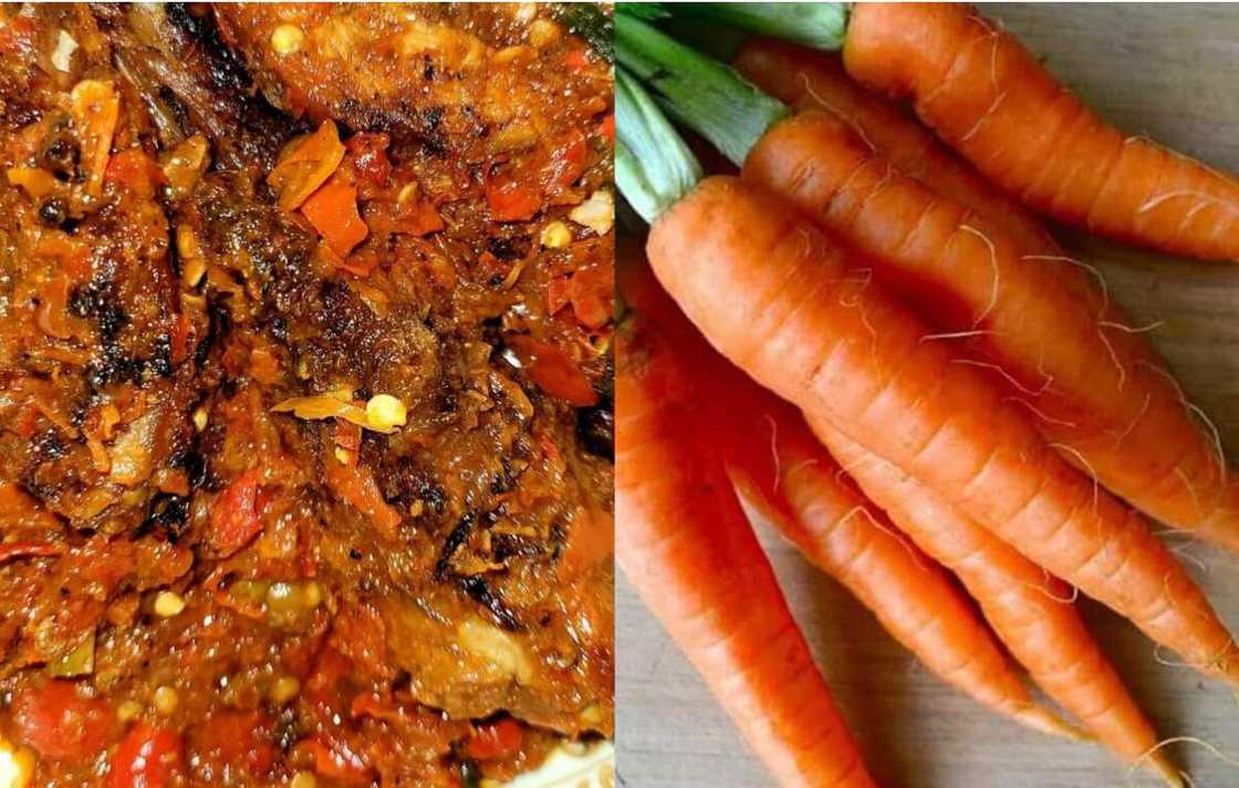 Mata sun koma amfani da karas wajen yin miya a Abuja Mata sun koma amfani da karas wajen yin miya a Abuja