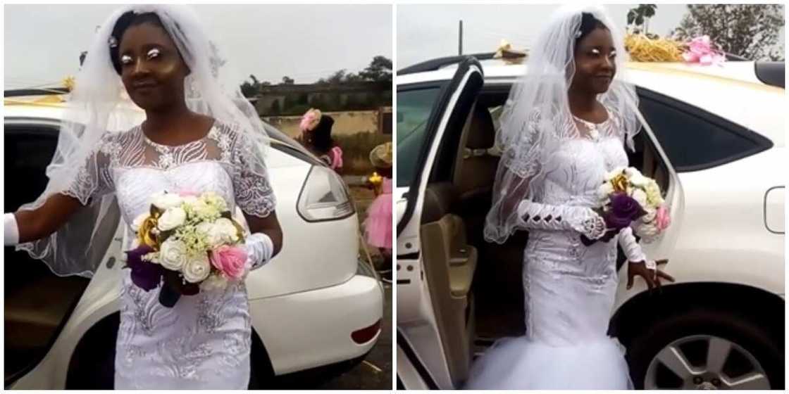 Photos of a bride on her wedding day. Photos of a bride on her wedding day.