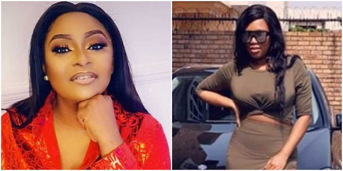 Actress, Victoria Inyama, blasts Ubi Franklin's 4th baby mama, Sandra over her advice to single mums