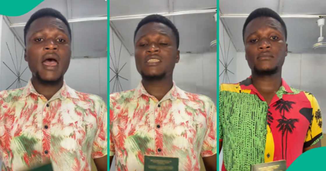 Man seeks help to leave Ghana for greener pastures.