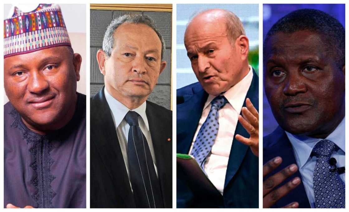 Jerin masu kudin Afrika 10 a yau da sana’arsu Jerin masu kudin Afrika 10 a yau da sana’arsu