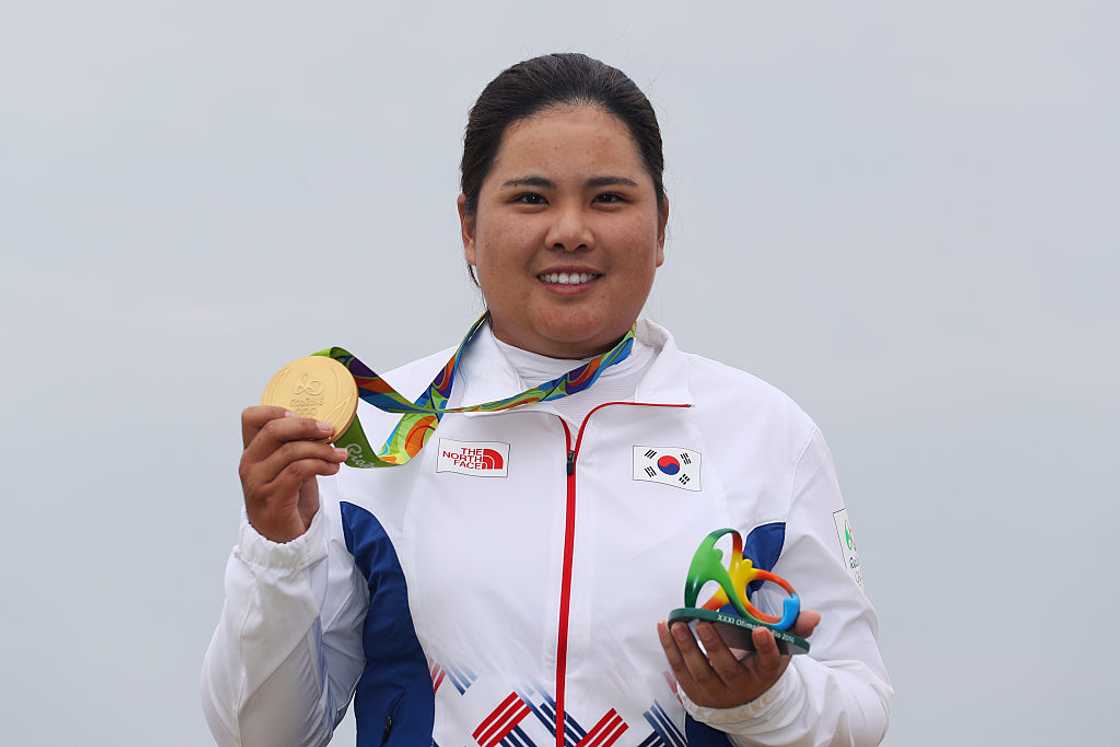 Inbee Park at the Olympic Golf Course on 20 August 2016 in Rio de Janeiro, Brazil. Inbee Park at the Olympic Golf Course on 20 August 2016 in Rio de Janeiro, Brazil.