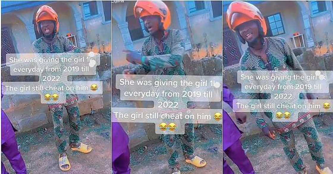 Okada rider gives girlfriend N1k, cheating lover Okada rider gives girlfriend N1k, cheating lover