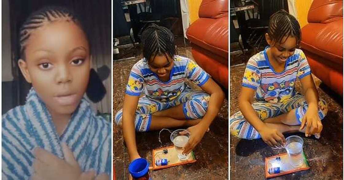 'Yar Najeriya na samar da wuta daga gishiri da ruwa 'Yar Najeriya na samar da wuta daga gishiri da ruwa