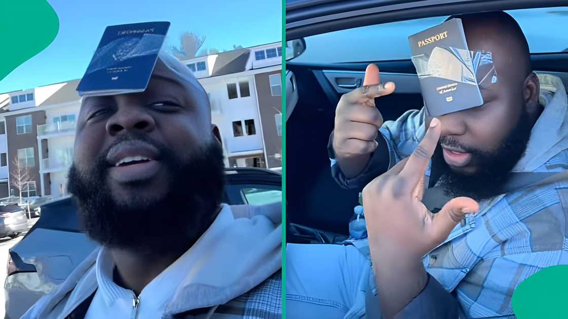 Nigerian posts video of himself with passport on head to avoid deportation Nigerian posts video of himself with passport on head to avoid deportation