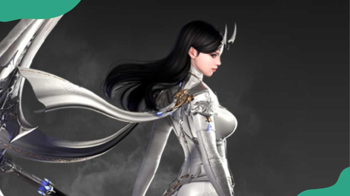 Souleater from Lost Ark, radiating elegance and deadly precision in white. Souleater from Lost Ark, radiating elegance and deadly precision in white.