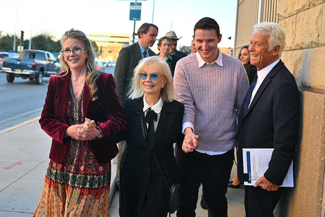 Melissa Gilbert, her mother Kathy Wood, and son Michael Boxleitner