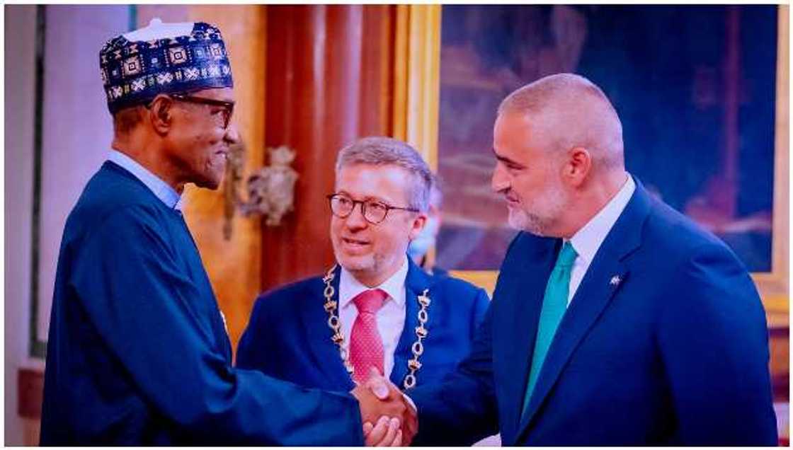 Buhari in Lisbon Buhari in Lisbon