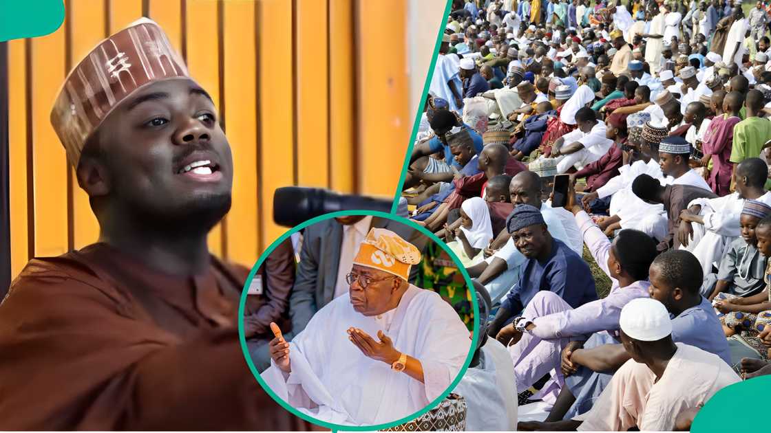 Islamic cleric addressing worshippers about the dangers of vote buying ahead of 2027 elections.