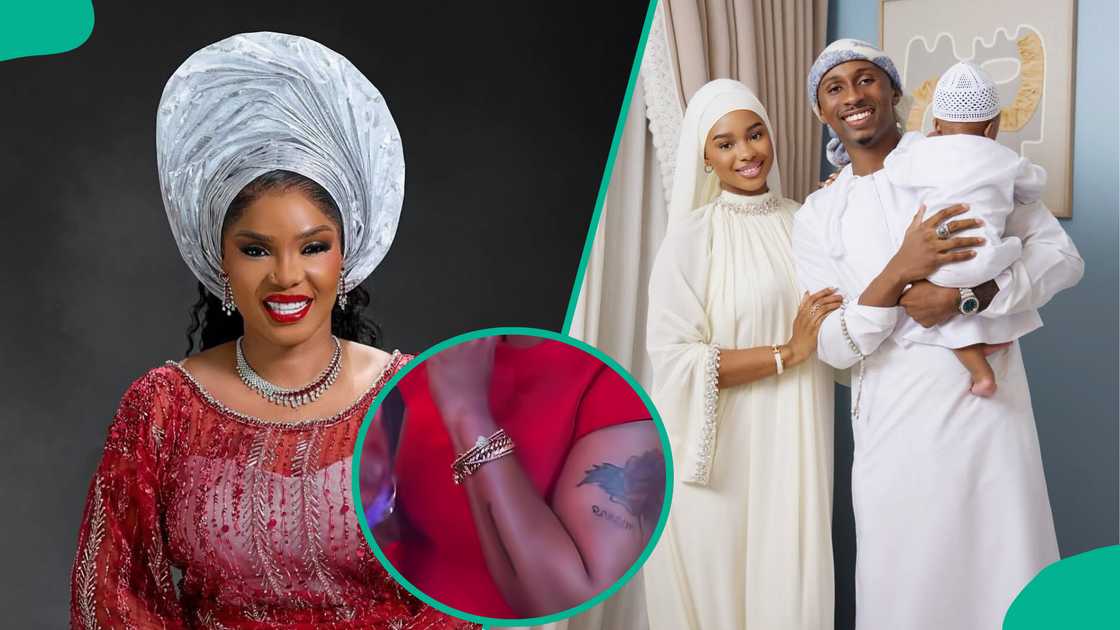 Iyabo Ojo tattoos grandson's name on her arm, shares adorable video Iyabo Ojo tattoos grandson's name on her arm, shares adorable video