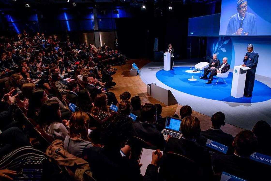 Buhari ya gabatar da jawabi a gaban shugabannin kasashen duniya 70, hotuna Buhari ya gabatar da jawabi a gaban shugabannin kasashen duniya 70, hotuna