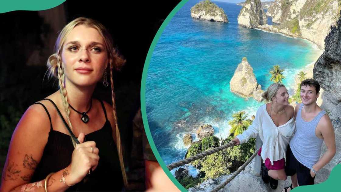 Gabbie Carter poses for a photo in a black top. Carter and her husband are having a breathtaking adventure Gabbie Carter poses for a photo in a black top. Carter and her husband are having a breathtaking adventure