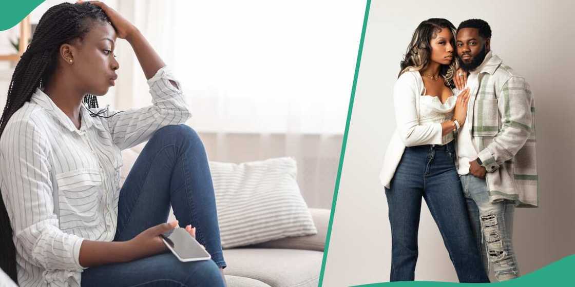 The Nigerian lady was sad to discover that her sister was dating her ex The Nigerian lady was sad to discover that her sister was dating her ex