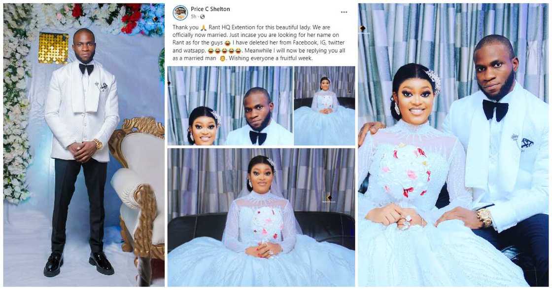 Price C Shelton, Nigerian man flaunts new wife, deleted her from Facebook