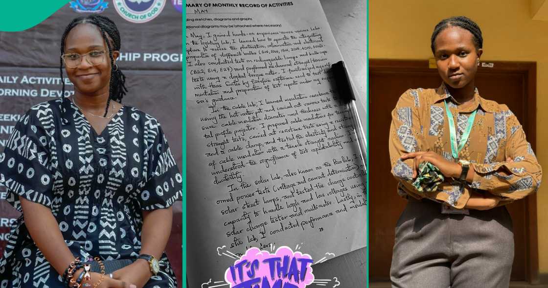 Nigerian lady becomes viral sensation online because of her fine handwriting, people think it is a computer font