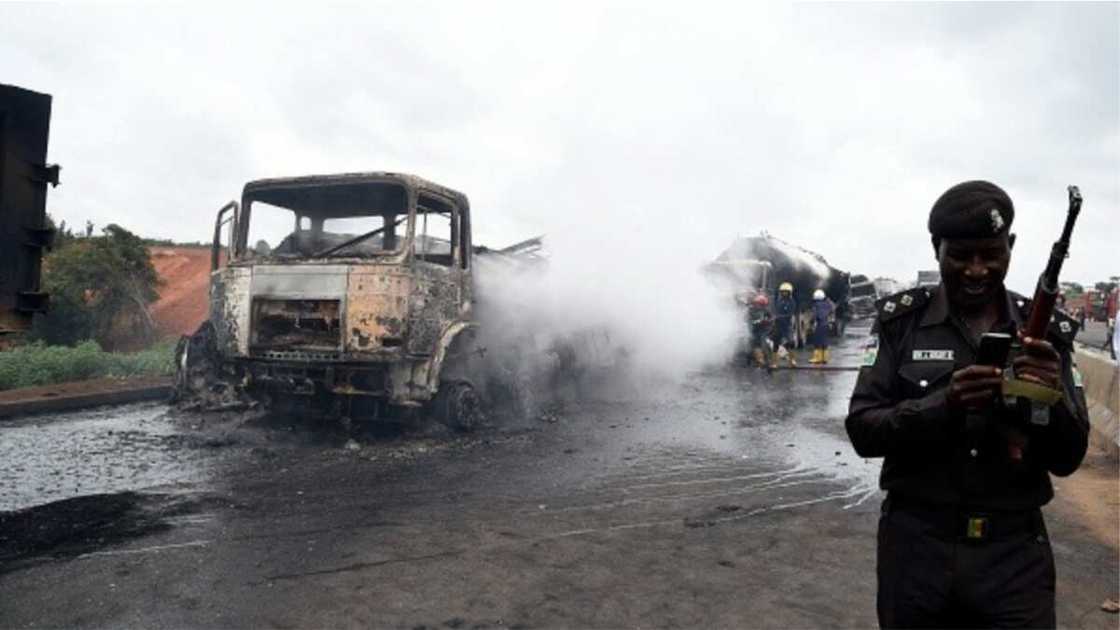 Tanker accident/Kogi state/Persons burnt to death Tanker accident/Kogi state/Persons burnt to death