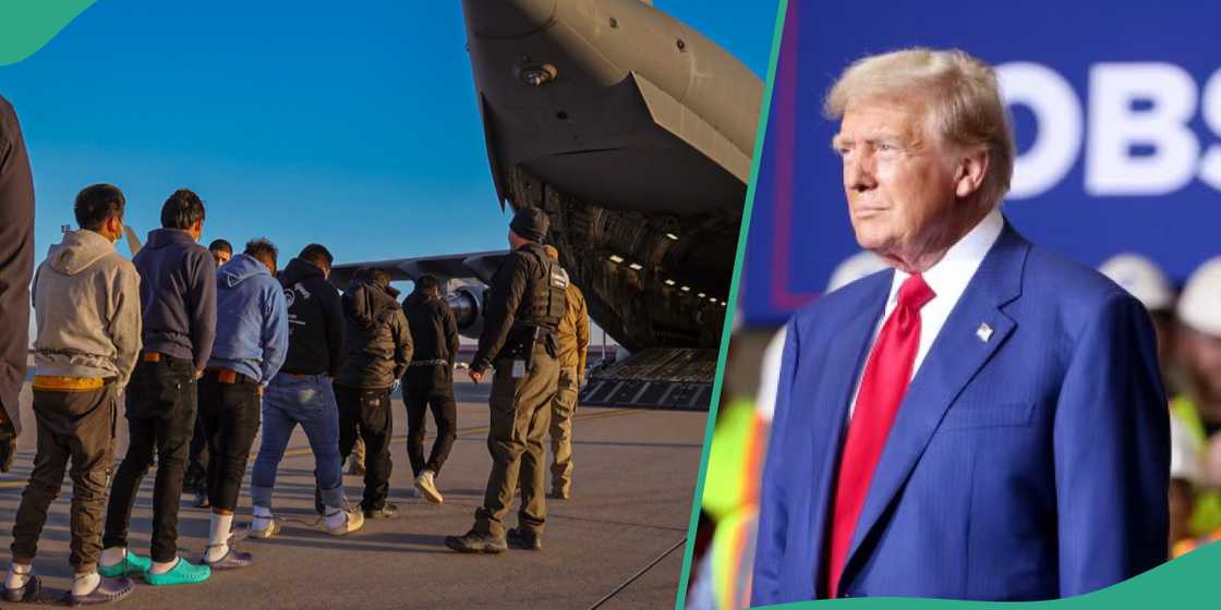 Deportation flights begin in US Deportation flights begin in US