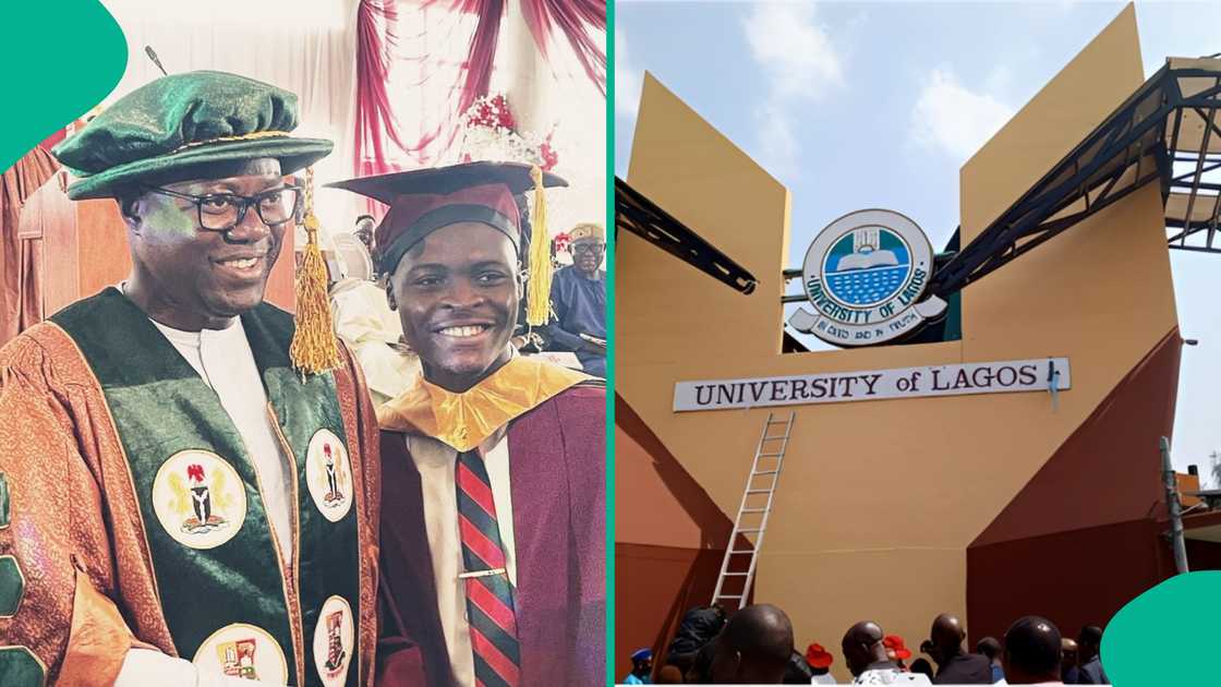 Joy as man graduates from UNILAG winning honours in sports and academics
