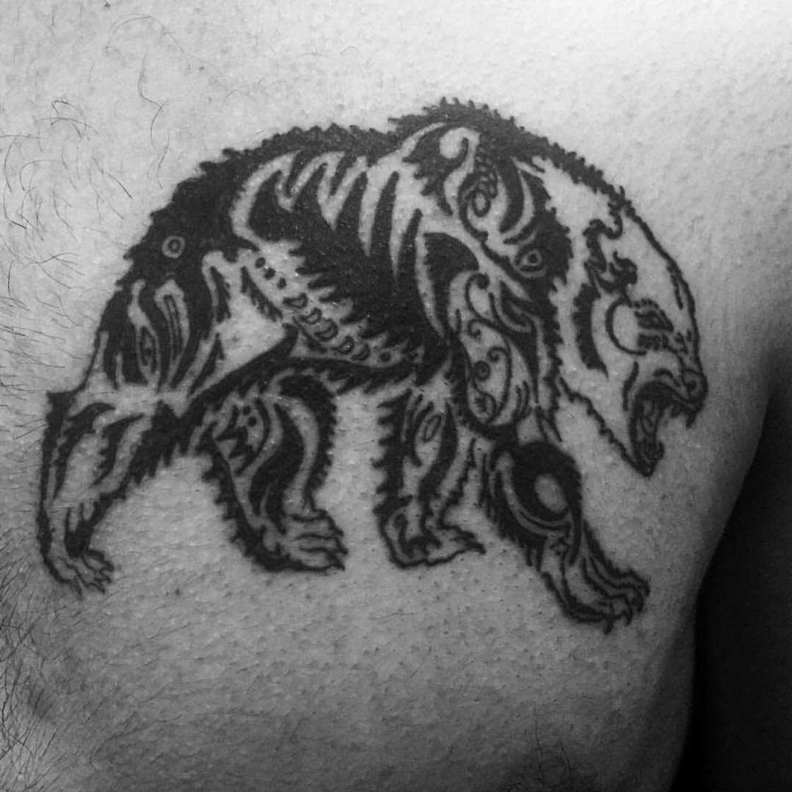 tribal bear tattoo tribal bear tattoo