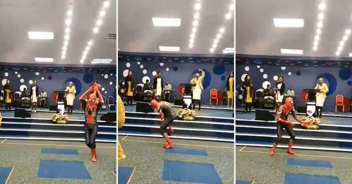 Viral Video, Spiderman, Church Viral Video, Spiderman, Church