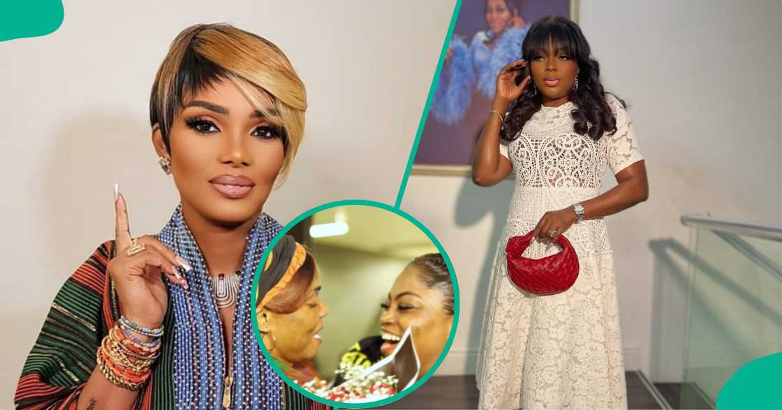 Funke Akindele and Iyabo Ojo speak glowingly about each other. Funke Akindele and Iyabo Ojo speak glowingly about each other.