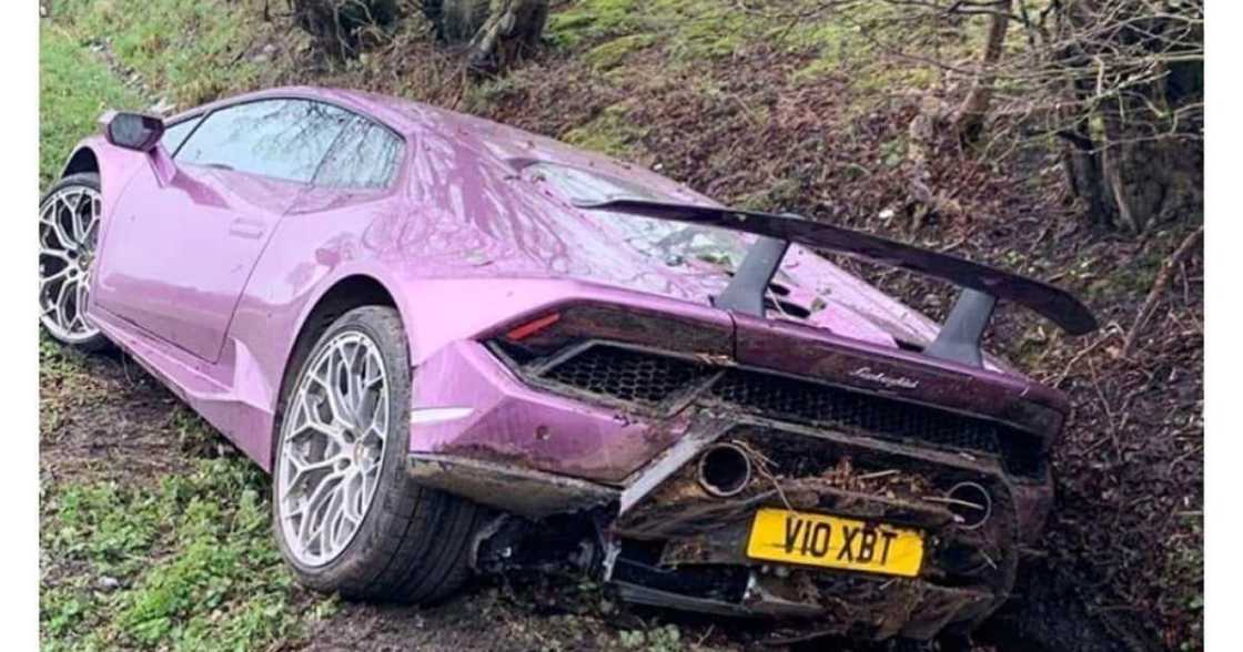 London bitcoin tycoon crashes KSh 35.7 million lamborghini into a ditch London bitcoin tycoon crashes KSh 35.7 million lamborghini into a ditch