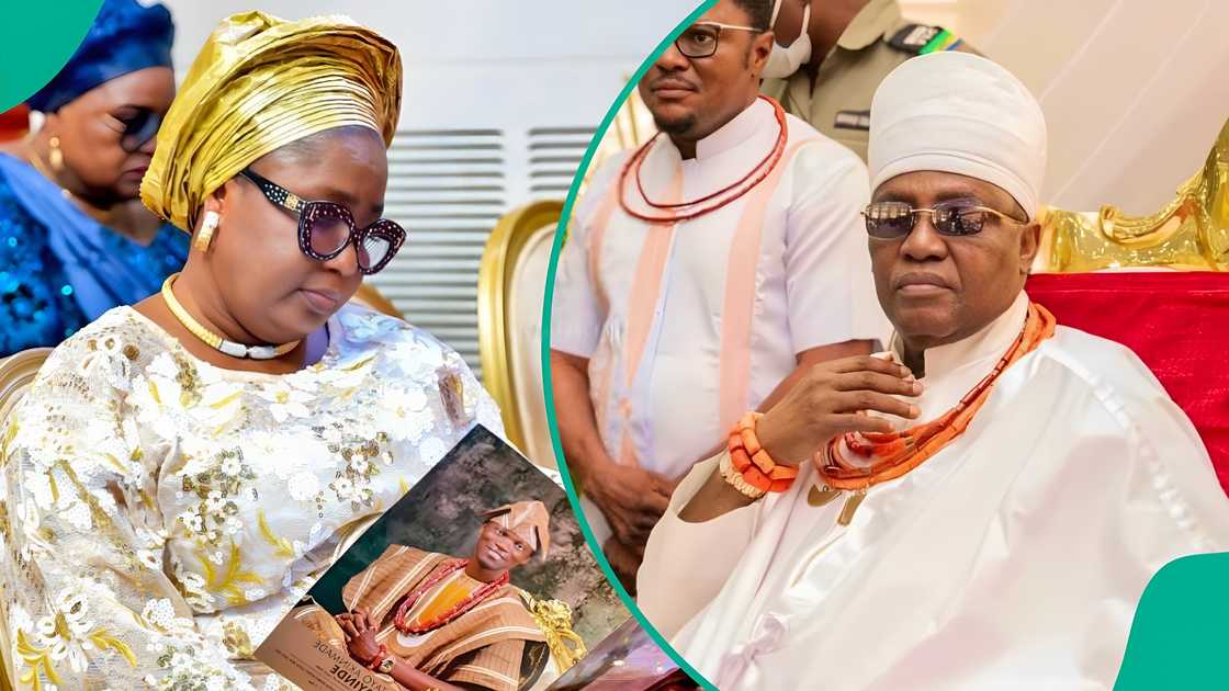 Tradition strikes back as Oba Ewuare II rebukes Iyaloja-General Folashade Tinubu-Ojo in Benin Palace.