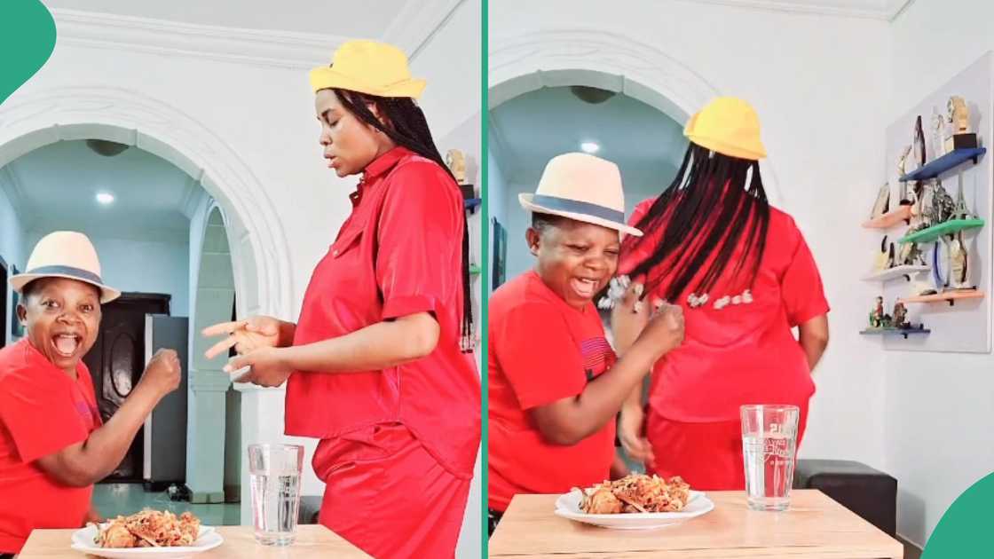 Aki actor Chinedu Ikedieze tricks wife in rock, paper, scissors game. Aki actor Chinedu Ikedieze tricks wife in rock, paper, scissors game.