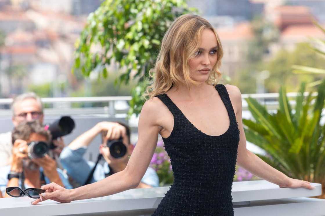 Lily-Rose Depp attends "The Idol" photocall at the 76th annual Cannes Film Festival Lily-Rose Depp attends "The Idol" photocall at the 76th annual Cannes Film Festival