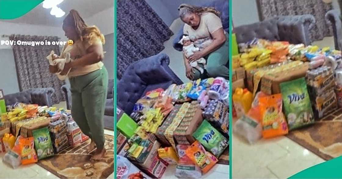 Woman spoils mum who came for omugwo Woman spoils mum who came for omugwo