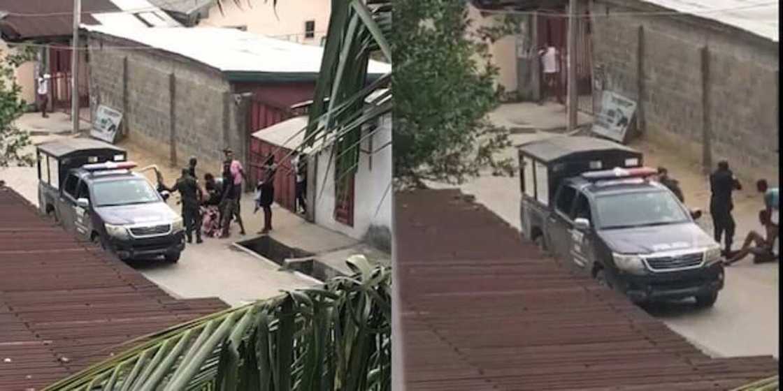 Yadda 'yan sanda suka dinga yi wa mutumin da aka sace wa mota dariya Yadda 'yan sanda suka dinga yi wa mutumin da aka sace wa mota dariya