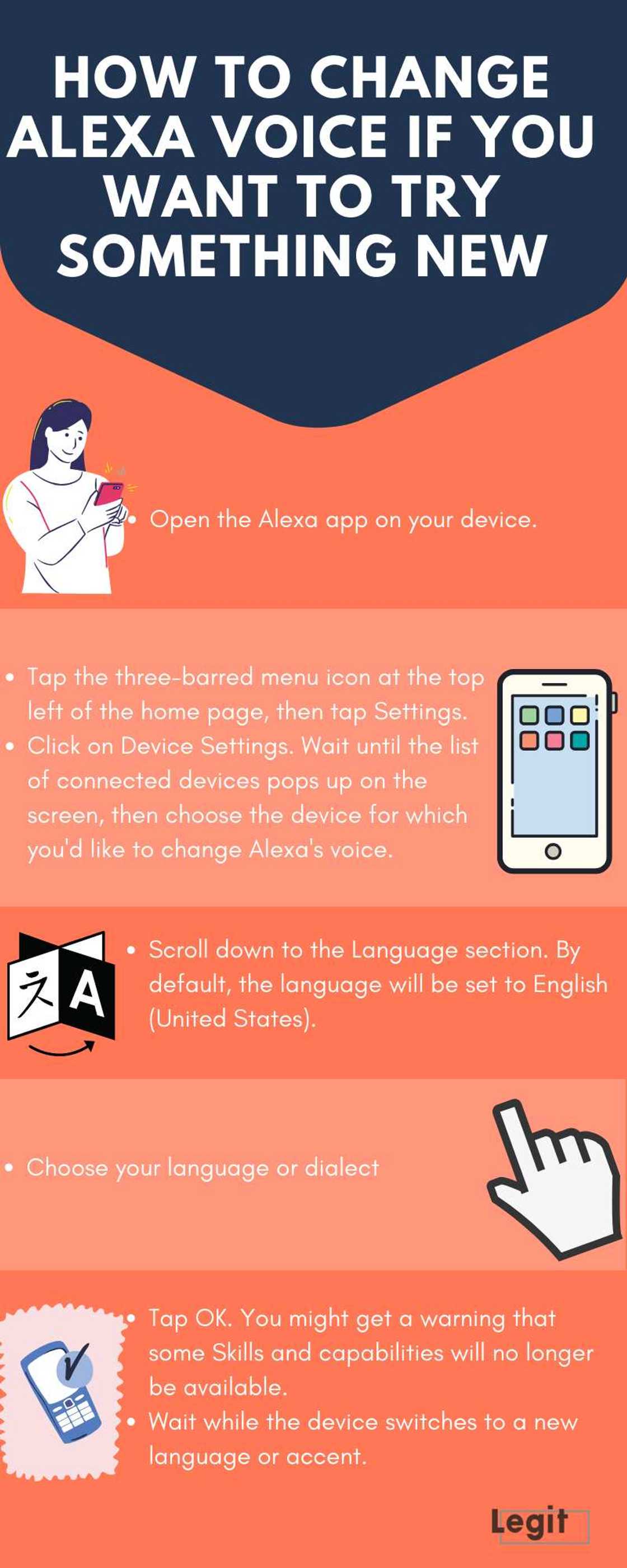 Change Alexa voice Change Alexa voice