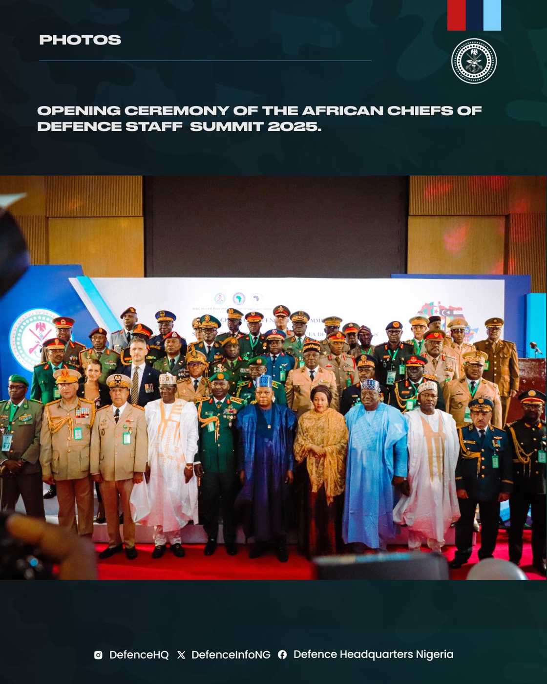 Tawagar Najeriya wajen taron tsaron Afrika a Abuja